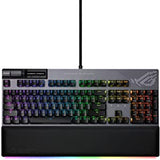 ASUS ROG Strix Flare II Animate 100% RGB Gaming Keyboard - Hot-swappable, ROG NX Brown Tactile Switches, Customizable LED Display, PBT Keycaps, Acoustic Dampening Foam, Media Controls, Wrist Rest