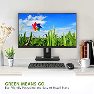 ViewSonic VG2455 24 Inch IPS 1080p Monitor with USB 3.1 Type C HDMI DisplayPort VGA and 40 Degree Tilt Ergonomics for Home and Office 24-Inch 1080p