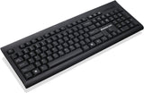 IOGEAR Wireless Keyboard and Mouse - 2.4GHz Full-Size Mouse Keyboard Combo - Spill-Resistant/Spill-Proof - Mac (10.2.x or Later) - Windows XP/7/8/10 - GKM552RB