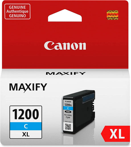 Canon PGI-1200 XL High-Yield Cyan Ink Tank (9196B001)