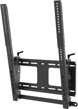 StarTech.com Portrait/Vertical TV Wall Mount - Heavy Duty TV Wall Mount - 40-55" VESA Display (110lb/50kg)- Tilting Low Profile Television Digital Signage Mount with Lockable Security Bar (FPWTLTPORT)