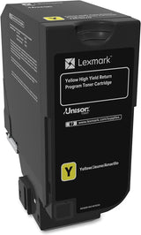 Lexmark 74C1HY0 Unison Toner Cartridge, Yellow