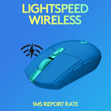 Logitech G305 LIGHTSPEED Wireless Gaming Mouse, Hero 12K Sensor, 12,000 DPI, Lightweight, 6 Programmable Buttons, 250h Battery Life, On-Board Memory, PC/Mac - Blue Blue Mouse
