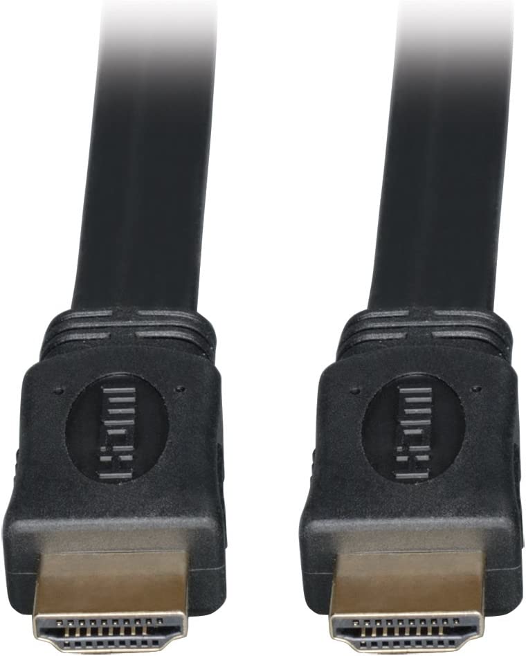 Tripp Lite High Speed HDMI Flat Cable, Ultra HD 4K x 2K, Digital Video with Audio (M/M), Black, 3-ft. (P568-003-FL) 3-ft. Flat
