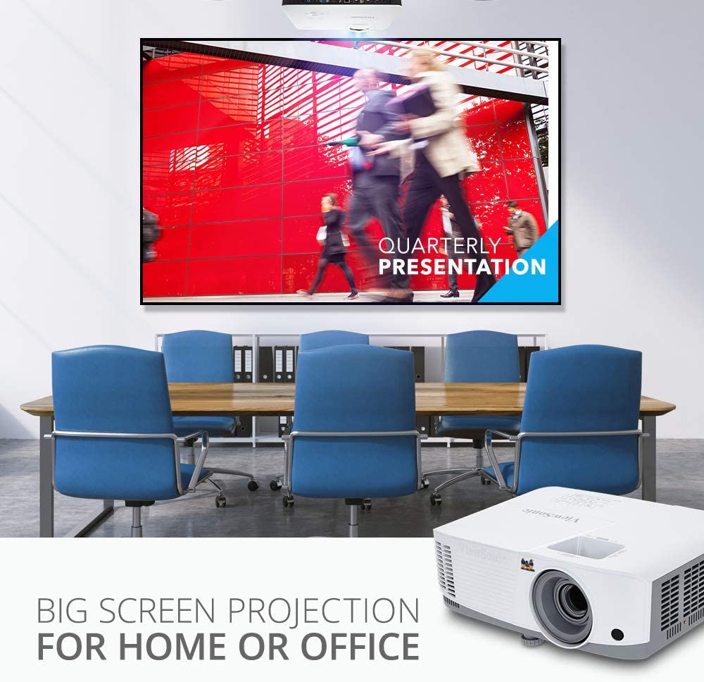 ViewSonic PG707X 4000 Lumens XGA Networkable DLP Projector with HDMI 1.3x Optical Zoom and Low Input Lag for Home and Corporate Settings