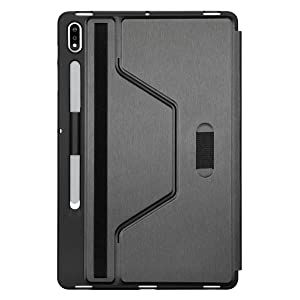 Targus Click-in THZ904GL Carrying Case (Flip) for 12.4" Samsung Galaxy Tab S7+, Galaxy Tab S7+ Lite Tablet - Black