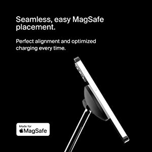 Belkin MagSafe 2-in-1 Wireless Charging Stand - Fast Charging for Apple  iPhone 15, 14, 13 & 12 series & AirPods - MagSafe Charging Station For  Multiple Devices - White 