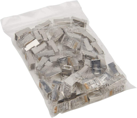 Tripp Lite Ca6 RJ45 Pass-Through FTP Modular Plug 50 Pack (N232-050-FTP)