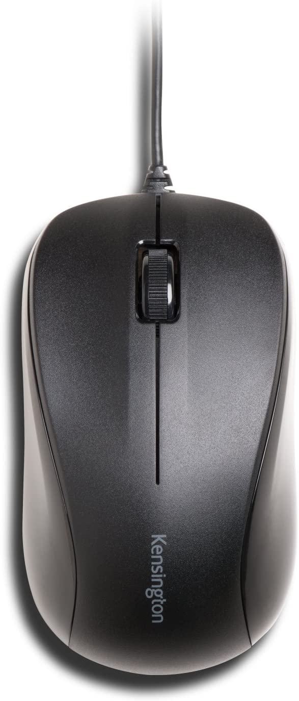 Kensington Silent Mouse-for-Life Wired USB Mouse - Black (K72110US)