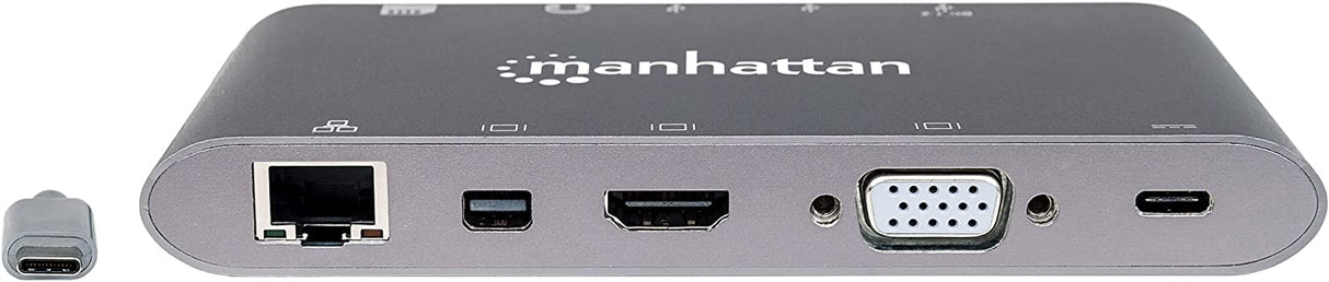 Manhattan SuperSpeed USB-C to 7-in-1 Docking Station