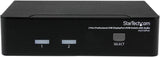 StarTech.com 2 Port DisplayPort KVM Switch - 2560x1600 @60Hz - Dual Port DP USB, Keyboard, Video, Mouse Switch Box w/ Audio for Computers and Monitors (SV231DPUA) DisplayPort 1 Display