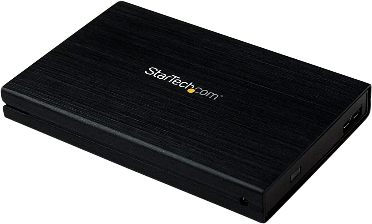 StarTech.com 2.5" Hard Drive Enclosure - Supports UASP - SATA 6Gbps - USB 3.0 External Hard Drive Enclosure - SSD/HDD Enclosure (S2510BMU33)