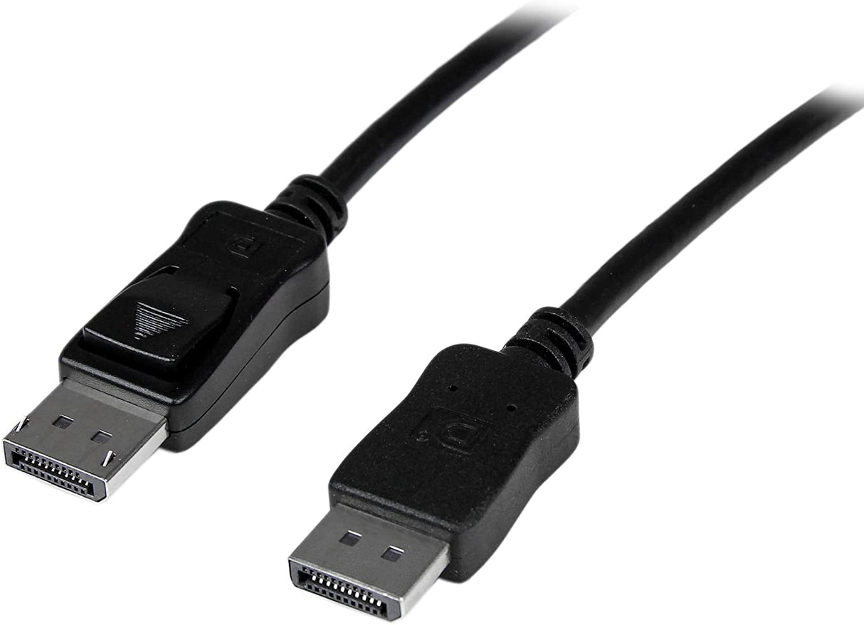 StarTech.com 50ft (15m) Active DisplayPort Cable - 4K Ultra HD DisplayPort Cable - Long DP to DP Cable for Projector/Monitor - DP Video/Display Cord - Latching DP Connectors (DISPL15MA) 50 ft/15.2 m