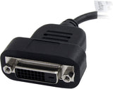 StarTech.com DisplayPort to DVI Adapter - Active DisplayPort to DVI-D Adapter/Video Converter 1080p - DP 1.2 to DVI Monitor Cable Adapter Dongle - DP to DVI Adapter - Latching DP Connector (DP2DVIS)