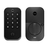 Yale Assure Lock 2 Keypad with Wi-Fi in Black Suede Black Keyed Keypad Wi-Fi