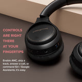 Creative Zen Hybrid (Black) Wireless Over-Ear Headphones with Hybrid Active Noise Cancellation, Ambient Mode, Up to 27 Hours (ANC On), Bluetooth 5.0, AAC, Built-in Mic, Foldable