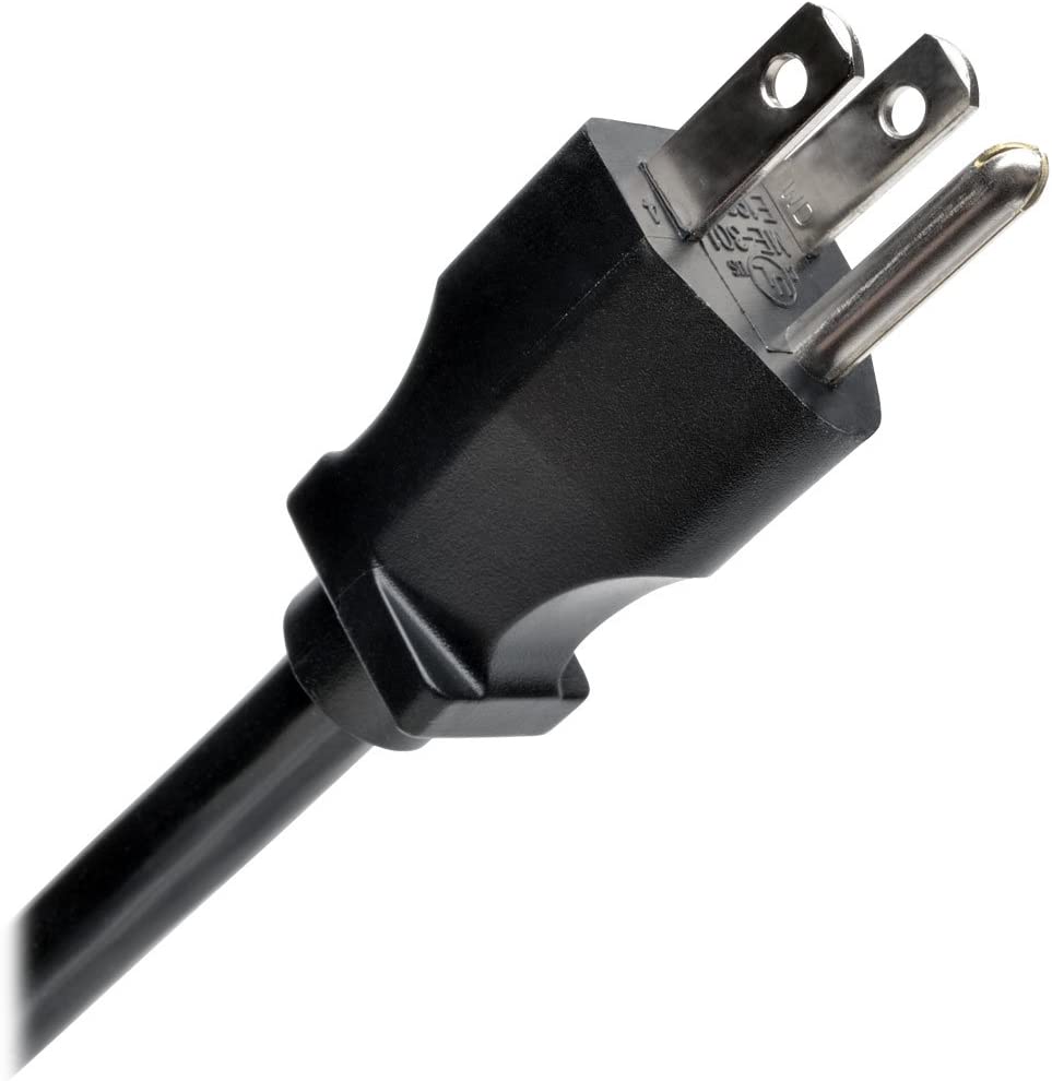 Tripp Lite 12 Outlet Power Strip, 120V, 15A, NEMA 5-15R, 5-15P Plug with 15' Cord, Vertical, Metal, Black, 36" (PS3612B) 15A + 15 ft. Cord (Black) Outlet