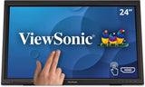 ViewSonic TD2423D 24 Inch 1080p 10-Point Multi IR Touch Screen Monitor with Eye Care HDMI, VGA, USB Hub and DisplayPort 24-Inch Monitor