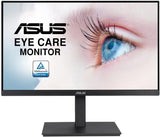 ASUS 27” 1080P Monitor (VA27EQSB) - Full HD, IPS, 75Hz, Adaptive-Sync, Speakers, Eye Care, Low Blue Light, Flicker Free, DisplayPort, HDMI, USB Hub, D-Sub, Frameless, Wall Mountable, Height Adjustable