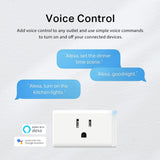 Kasa Smart Plug HS103P2, Smart Home Wi-Fi Outlet Works with Alexa, Echo, Google Home &amp; IFTTT, No Hub Required, Remote Control,15 Amp,UL Certified, 2-Pack White Mini Plug 2-Pack