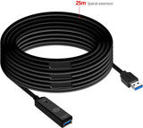 SIIG USB 3.0 Active Repeater Cable 25-Meters - Active Extension Cable (JU-CB0D11-S1)