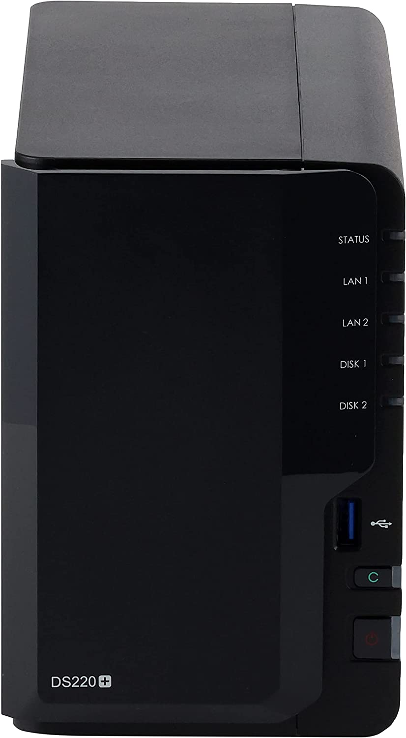 Synology 2 Bay NAS DiskStation DS220+ (Diskless) 2-bay; 2GB DDR4 DS220+ NAS Only