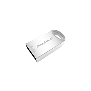 Transcend 64GB JetFlash 710 USB 3.1/3.0 Flash Drive (TS64GJF710S), Silver 64 GB Silver