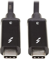 Tripp Lite Thunderbolt 3 Cable 40 Gbps Active 5A 100W Pd 4K USB C M/1M (MTB3-01M-5A-Ab)