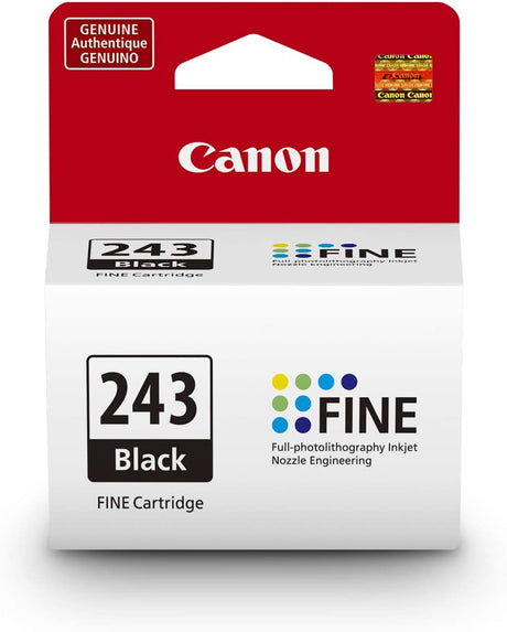 Canon PG-243 Black Ink Cartridge Compatible to printer iP2820 MX492, MG2420, MG2520, MG2920, MG2922, MG2924 MG3020, MG2525, TS3120, TS302, TS202 and TR4520 Black Cartridge Black Ink Cartridge Ink