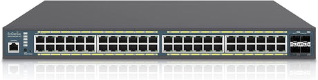 EnGenius Fit L2 Plus Managed EWS7952FP-FIT 48-Port Gigabit PoE+ Switch with 740W Budget, 4 SFP Uplink Ports