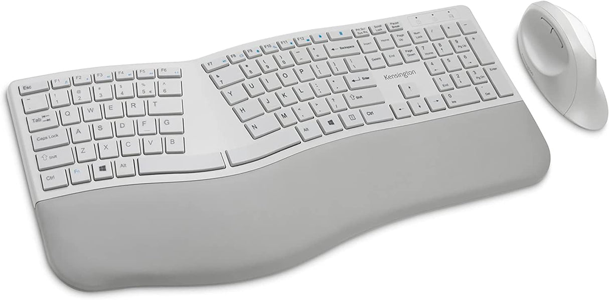 Kensington Pro Fit Ergonomic Wireless Keyboard and Mouse - Grey (K75407US)