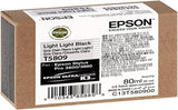 Epson T5809 UltraChrome K3 Light Light Black Cartridge Ink Extra Light Black