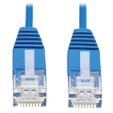Tripp Lite CAT6 Ethernet Cable, Ultra Slim Cat6 Gigabit Cable, Molded UTP Network Patch Cable, Blue, 5 ft (N200-UR05-BL) 5ft.