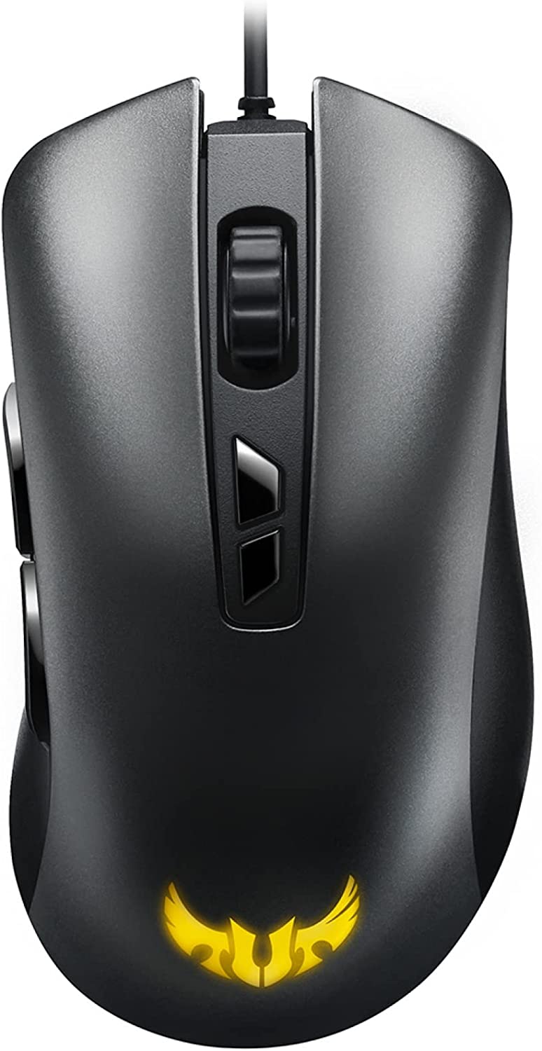 ASUS TUF Gaming M3 Ergonomic Wired RGB Gaming Mouse, Gun Metal Gray
