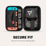 PDP Gaming Officially Licensed Switch Commuter Case - Zelda Breath of the WIld - Semi-Hardshell Protection - Protective PU Leather - Holds 14 Games - Works with Switch OLED &amp; Lite - Perfect for Travel