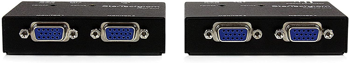 StarTech.com VGA Video Extender over Cat5 (ST121 Series) - Up to 500ft (150m) - VGA over Cat 5 Extender - 2 Local and 2 Remote (ST121UTP) No Audio Support Two power adapters