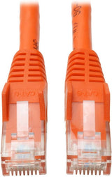 Tripp Lite Cat6 Gigabit Snagless Molded Patch Cable (RJ45 M/M) - Orange, 14-ft.(N201-014-OR) 14-ft. Orange