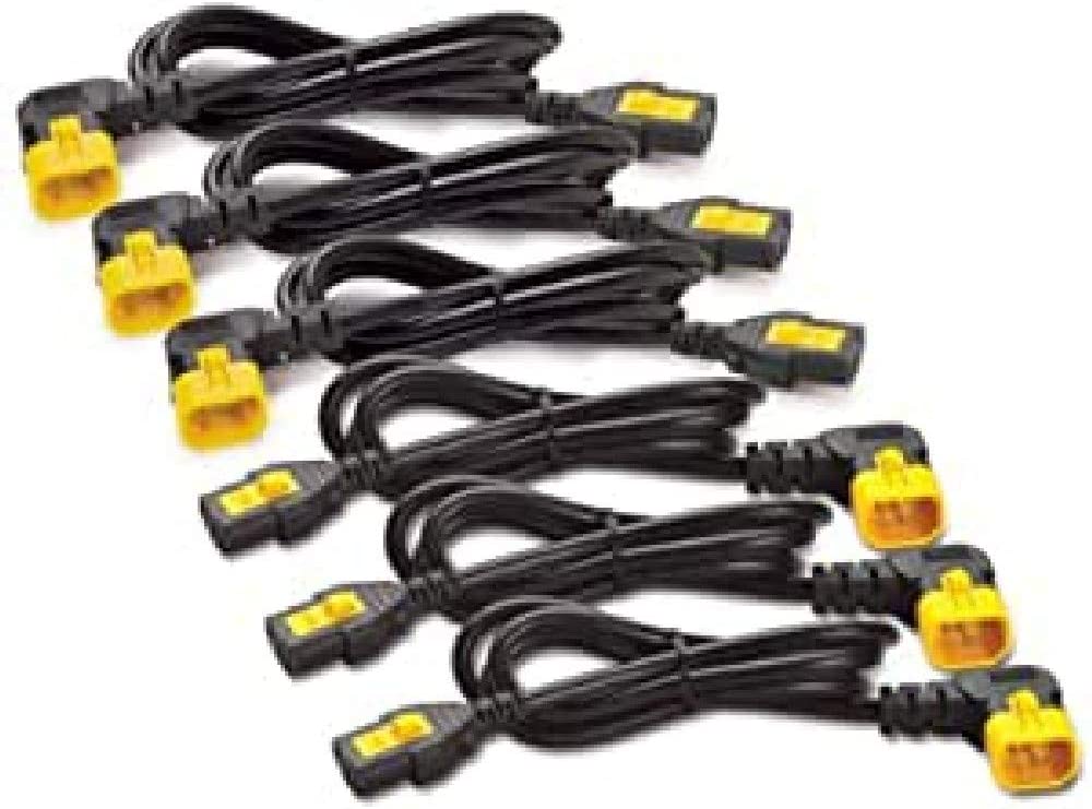 APC AP8706R 1.8m C13 to C14 90 Degree Power Cord Kit (6 EA) (Discontinued by Manufacturer)