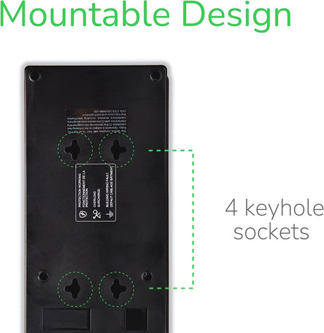 Apc Power Strip with USB Charging Ports, Surge Protector P8U2, 2630 Joules, Flat Plug, 8 Outlets 8 Outlet Protector
