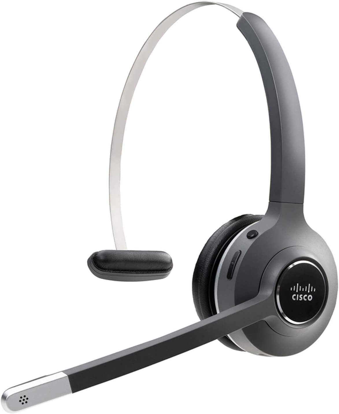 Cisco Headset 561, Wireless Single On- Ear DECT Headset with Multi-Source Base for US &amp; Canada, Charcoal, 1-Year Limited Liability Warranty (CP-HS-WL-561-M-US=)