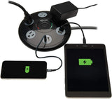Tripp Lite Conference Surge Protector 4 5-15R 4 USB-A Ports 6ft Cord Black (TLP406USBUFO)