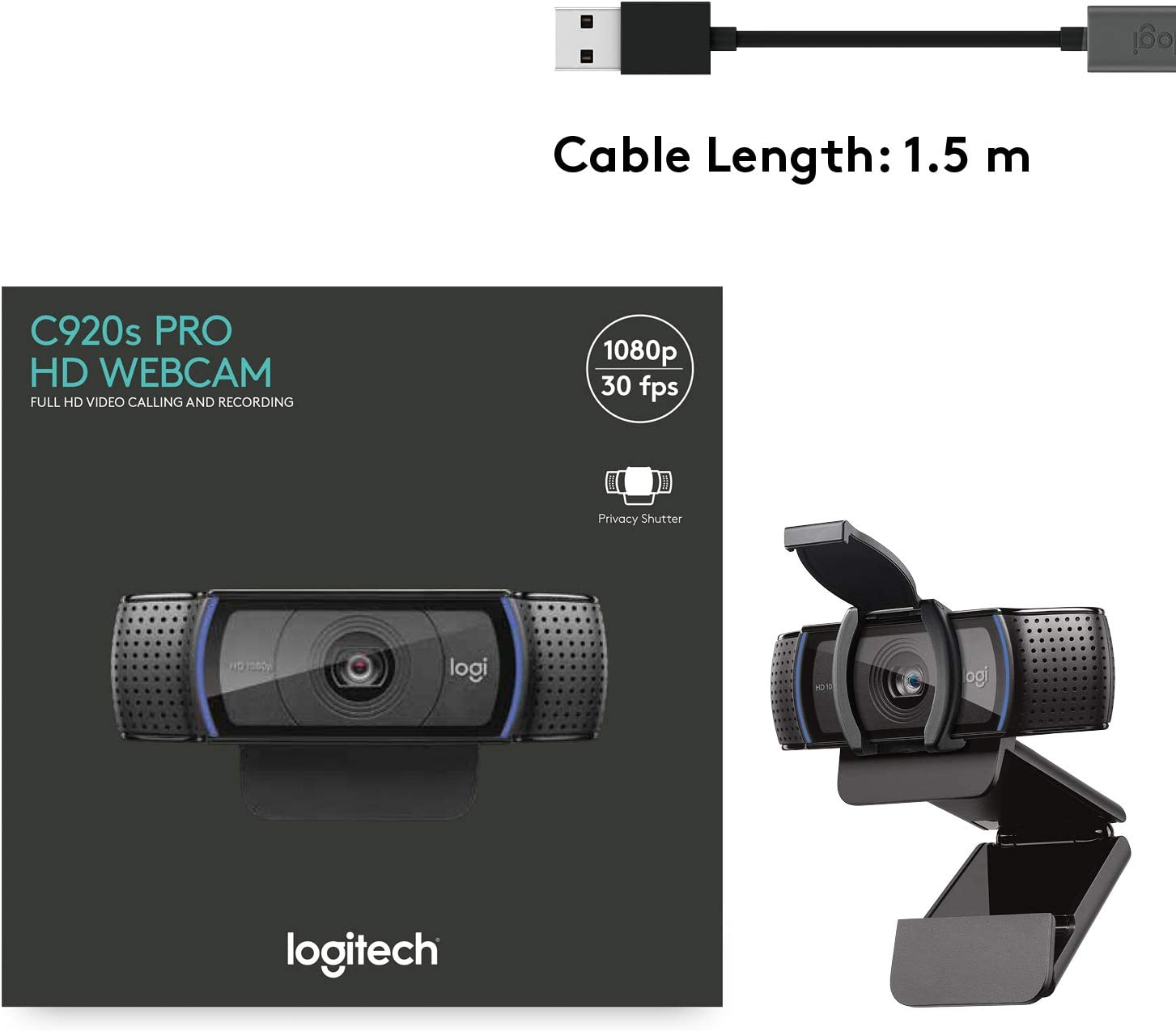 Logitech webcam discount full hd 1080p