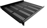 StarTech.com 1U Server Rack Shelf - Universal Vented Rack Mount Cantilever Tray for 19" Network Equipment Rack &amp; Cabinet - Durable Design - Weight Capacity 55lb/25kg - 20" Deep (SHELF-1U-20-FIXED-V) 1U 20" Depth