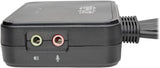 TRIPP LITE 2-Port USB HDMI Cable KVM Switch with Audio/Video, Cables &amp; USB Peripheral Sharing 1920 x 1200, 1080p 2-Port USB/HDMI