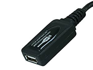 Monoprice 32ft 10M USB 2.0 A Male to A Female Active Extension/Repeater Cable Use with Playstation, Xbox, Kinenct, Oculus VR, USB Flash Drive, Card Reader, Hard Drive, Keyboard, Printer, Camera 32 Feet