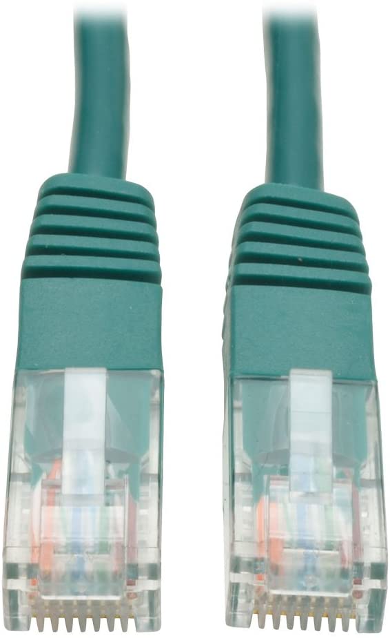Tripp Lite Cat5e 350MHz Molded Patch Cable (RJ45 M/M) - Green, 10-ft.(N002-010-GN) 10 feet Green