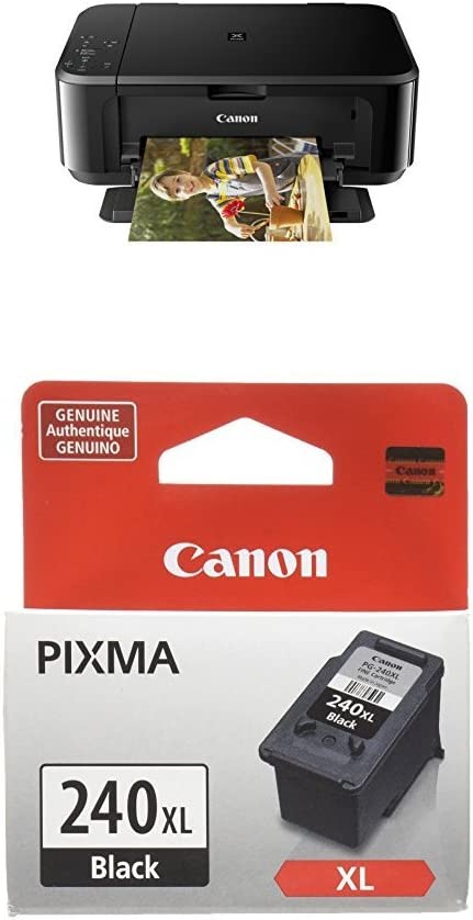 Nobrand Canon PIXMA MG3620 Printer, Black and PG-240XL Black Ink Cartr – 