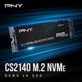 PNY CS2140 1TB M.2 NVMe Gen4 x4 Internal Solid State Drive (SSD) - M280CS2140-1TB-RB 1TB SSD