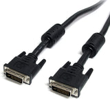 StarTech.com Dual Link DVI-I Cable - 10 ft - Digital and Analog - Male to Male Cable - Computer Monitor Cable - DVI Cord - DVI to DVI Cable (DVIIDMM10) Black 10 ft / 3m