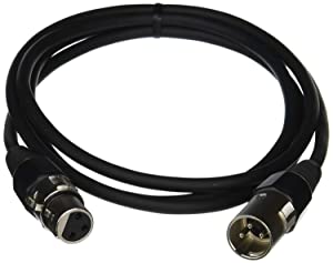 C2g/ cables to go C2G 40060 Pro-Audio XLR Male to XLR Female Cable, Black (12 Feet, 3.65 Meters)